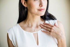 Bezel Tapered Baguette Diamond, Princess Diamond, Baguette Diamond | Yellow, White Gold Necklace