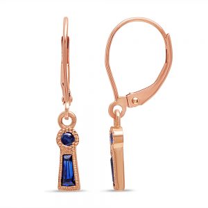 Keys to the Heart Earrings Gemstone